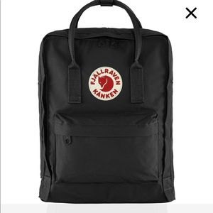 Fjallraven Black Kanken Backpack